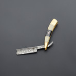 Brass Bolster Straight Razor