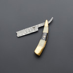 Brass Bolster Straight Razor