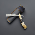 Brass Bolster Straight Razor