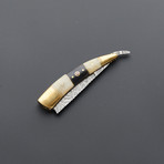 Brass Bolster Straight Razor