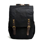 No. 765 Canvas Backpack (Black)
