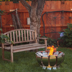 Tanami Fire Pit // Stainless Steel