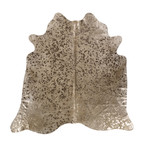 Devore // Beige and Gold Small Pattern