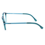 Dex Heavy Rim Rectangle Frame // Aqua