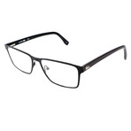Jasper Flat Rectangular Metal Frame // Black