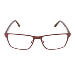 Jasper Flat Rectangular Metal Frame // Brown