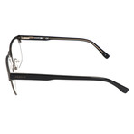Milo Rounded Rectangular Hornrimmed Frame // Matte Black