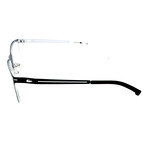 Andrew Flat Rounded Rectangle Metal Frame // Matte Green