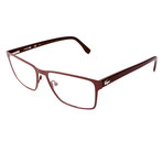 Jasper Flat Rectangular Metal Frame // Brown