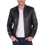 Loft Leather Jacket // Brown (M)