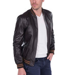 Loft Leather Jacket // Brown (2XL)