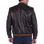 Loft Leather Jacket // Brown (XL)