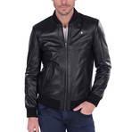 Tolerans Leather Jacket // Black (2XL)