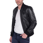 Tolerans Leather Jacket // Black (XL)