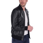Tolerans Leather Jacket // Black (2XL)