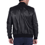 Tolerans Leather Jacket // Black (M)