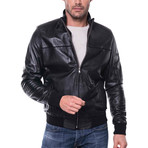 Yips Leather Jacket // Black (XL)