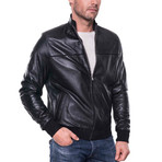 Yips Leather Jacket // Black (M)