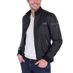 Index Leather Jacket // Black (2XL)