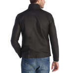 Transition Leather Jacket // Brown (M)