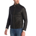 Transition Leather Jacket // Brown (L)