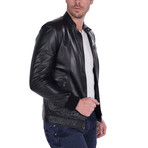 Swing Leather Jacket // Black (XL)