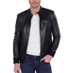 Swing Leather Jacket // Black (XL)
