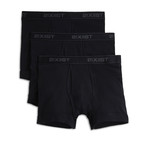 Essential Cotton Boxer Brief // Black + Black + Black // 3-Pack (L)