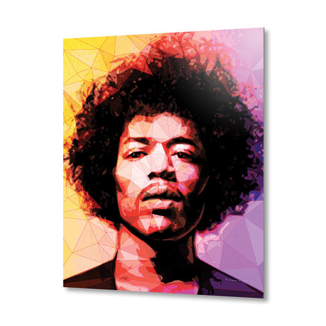 Hendrix // Aluminum Print (16"W x 20"H x 1.5"D)