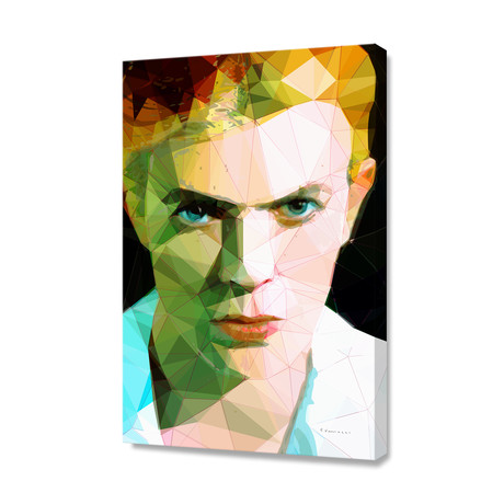 Bowie // Stretched Canvas (16"W x 20"H x 1.5"D)