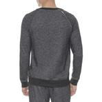 French Terry Crew Neck Sweatshirt // Charcoal Heather (L)