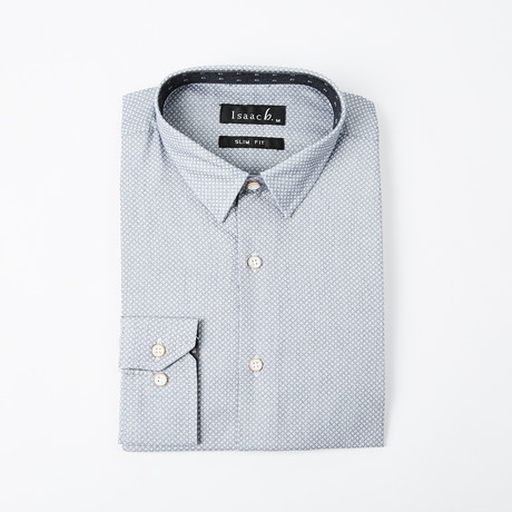 Chain Link Button-Up Shirt // Gray (S)