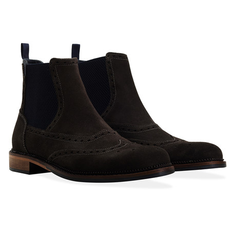 Belthorn Suede Chelsea Boot // Charcoal (UK: 7)