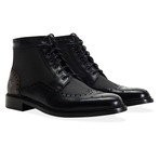 Bashall Leather Twill Boot // Black (UK: 7)
