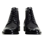 Bashall Leather Twill Boot // Black (UK: 10)