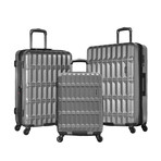 Fairview 3-Piece Hardcase Luggage Set (Blue)