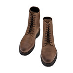 The Magnificent Mile Suede Cap-Toe Boot // Brown (US: 8.5)