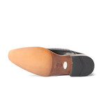 Sebastian Patent Perforated Toe Brogue Oxford // Black (Euro: 44)
