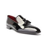 Anthony Perforated Toe Tassel Loafer // Black (Euro: 43)