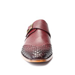Woven Toe Single Monk // Bordeaux (Euro: 45)