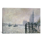 The Thames below Westminster, 1871 (18"W x 12"H x 0.75"D)