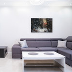 Snow Scene in the Black Forest, 19th century // Carl Friedrich Wilhelm Trautschold (26"W x 18"H x .75"D)