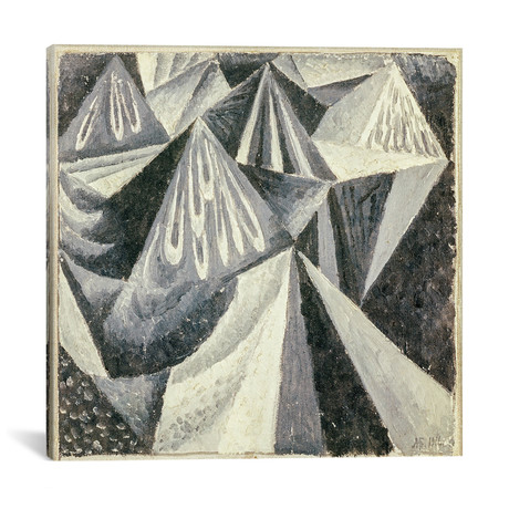 Cubo-Futurist Composition in Grey and White // Alexander Bogomazov // 1916 (18"W x 18"H x .75"D)