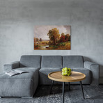 Autumn Landscape // Jasper Francis Cropsey // 1882 (26"W x 18"H x .75"D)