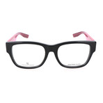 Colorblocked Rectangle Retro Classic // Black + Pink