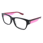 Colorblocked Rectangle Retro Classic // Black + Pink