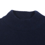 Combin Stripe Knit // Navy + White (L)