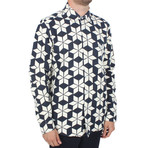 Tab Long Sleeve Shirt // Alpine Floral (XL)