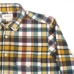 Larry Flannel Long Sleeve Shirt // Yellow + Red Check (2XL)