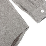 Santos Long Sleeve Shirt // Grey Melange (S)